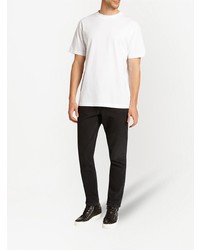 T-shirt à col rond blanc Giuseppe Zanotti