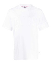 T-shirt à col rond blanc Gcds