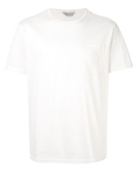 T-shirt à col rond blanc Gieves & Hawkes