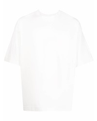 T-shirt à col rond blanc Giorgio Armani