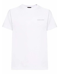 T-shirt à col rond blanc Giuseppe Zanotti