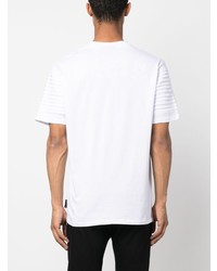 T-shirt à col rond blanc Philipp Plein