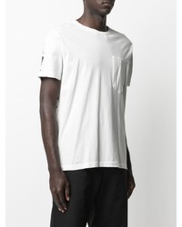 T-shirt à col rond blanc Stone Island Shadow Project