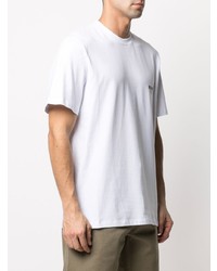 T-shirt à col rond blanc MSGM