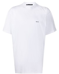 T-shirt à col rond blanc Haider Ackermann