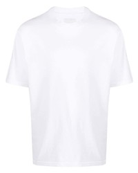 T-shirt à col rond blanc Haikure
