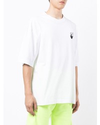 T-shirt à col rond blanc Off-White