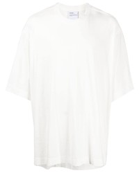 T-shirt à col rond blanc Hed Mayner
