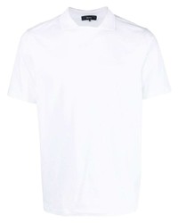 T-shirt à col rond blanc Herno