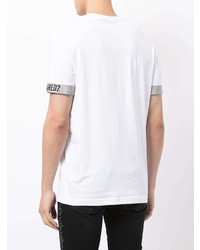 T-shirt à col rond blanc DSQUARED2