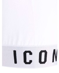 T-shirt à col rond blanc DSQUARED2