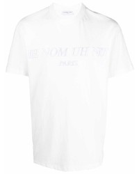 T-shirt à col rond blanc Ih Nom Uh Nit