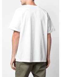 T-shirt à col rond blanc Mostly Heard Rarely Seen