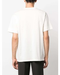 T-shirt à col rond blanc Gucci