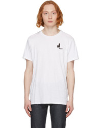 T-shirt à col rond blanc Isabel Marant