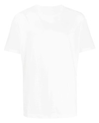 T-shirt à col rond blanc Issey Miyake