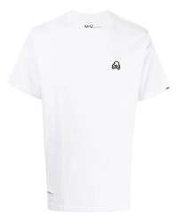 T-shirt à col rond blanc Izzue