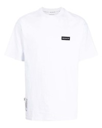 T-shirt à col rond blanc Izzue