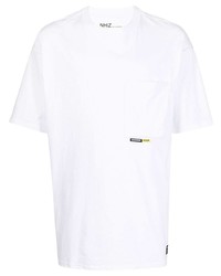 T-shirt à col rond blanc Izzue