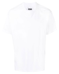 T-shirt à col rond blanc Izzue