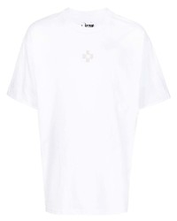 T-shirt à col rond blanc Izzue