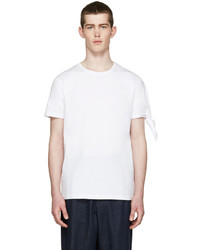 T-shirt à col rond blanc J.W.Anderson