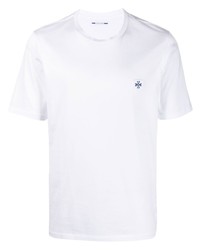 T-shirt à col rond blanc Jacob Cohen