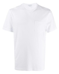 T-shirt à col rond blanc James Perse