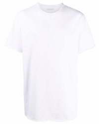 T-shirt à col rond blanc John Elliott