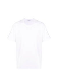 T-shirt à col rond blanc John Elliott
