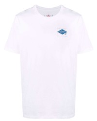 T-shirt à col rond blanc Jordan