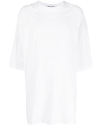 T-shirt à col rond blanc JORDANLUCA