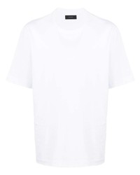 T-shirt à col rond blanc Joseph