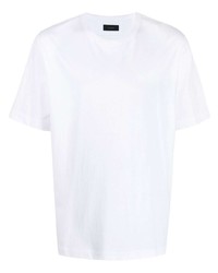 T-shirt à col rond blanc Joseph