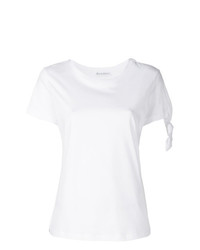 T-shirt à col rond blanc JW Anderson