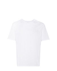 T-shirt à col rond blanc JW Anderson