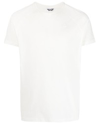 T-shirt à col rond blanc K-Way