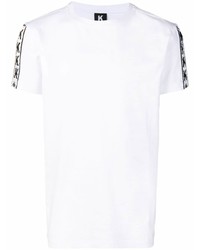 T-shirt à col rond blanc Kappa Kontroll