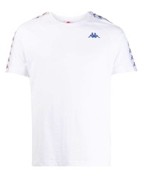 T-shirt à col rond blanc Kappa
