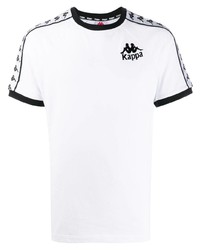 T-shirt à col rond blanc Kappa