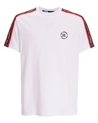 T-shirt à col rond blanc Karl Lagerfeld