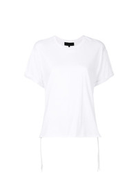 T-shirt à col rond blanc Kendall & Kylie