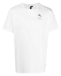 T-shirt à col rond blanc Klättermusen