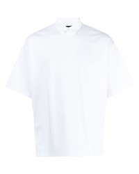 T-shirt à col rond blanc Kolor