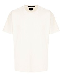 T-shirt à col rond blanc Ksubi