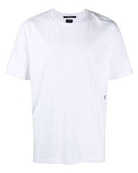 T-shirt à col rond blanc Ksubi