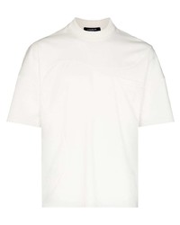 T-shirt à col rond blanc Labrum London