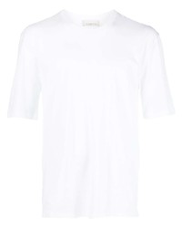 T-shirt à col rond blanc Laneus