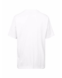 T-shirt à col rond blanc Supreme