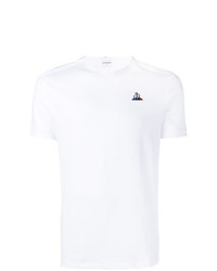 T-shirt à col rond blanc Le Coq Sportif